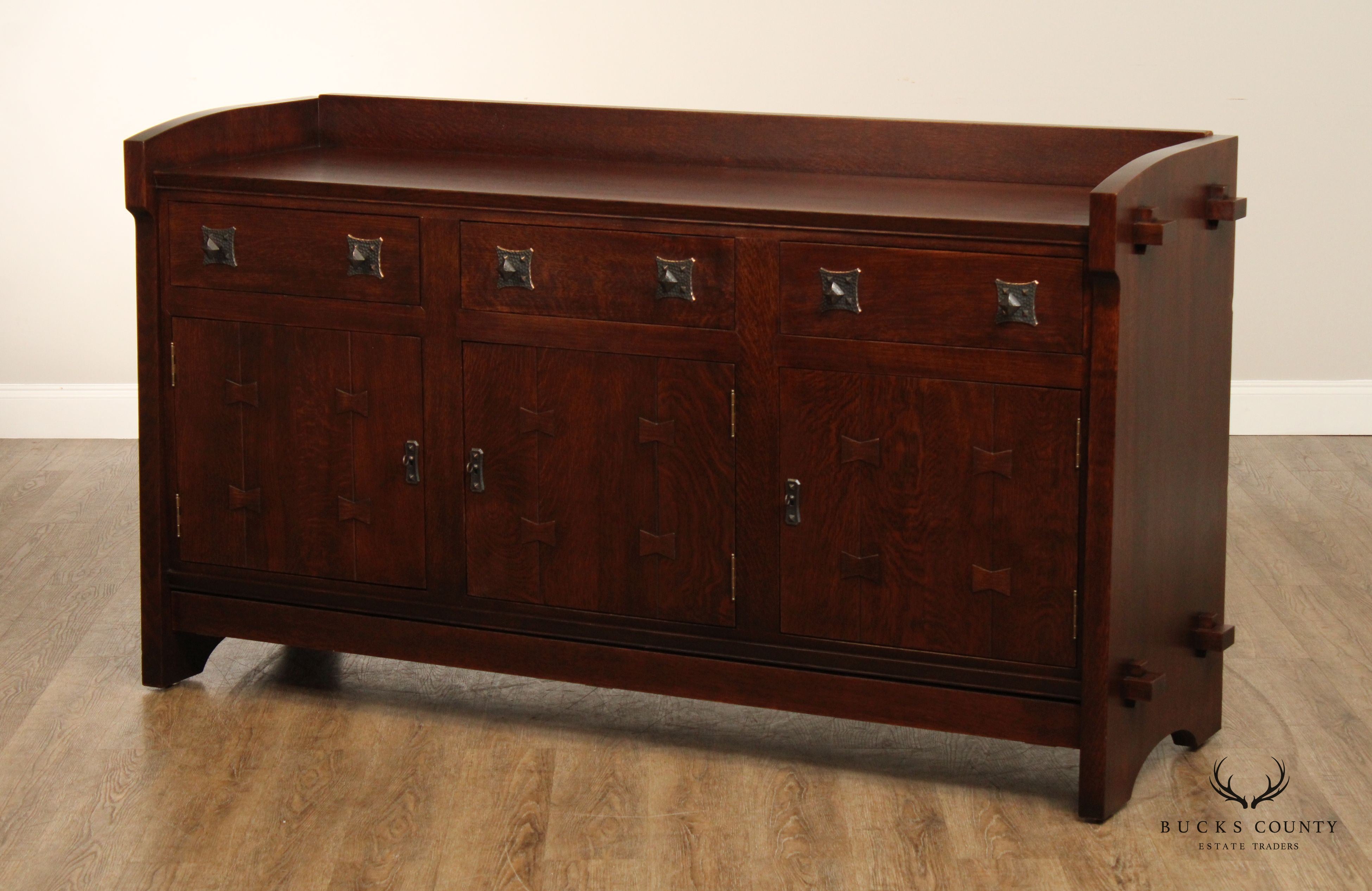 Stickley Mission Collection Oak TV Sideboard, Model 89-1901