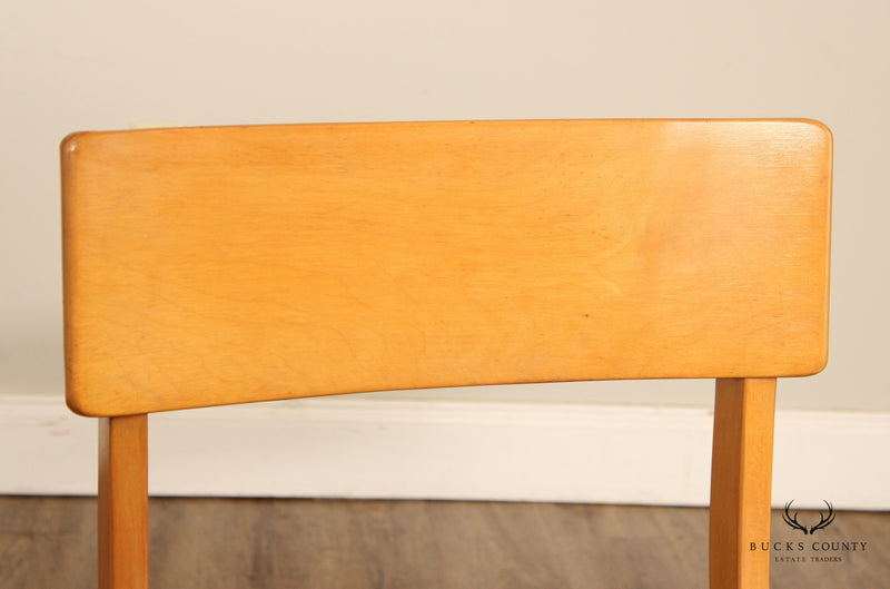 Templeton Mid Century Modern Blonde Maple Side Chair