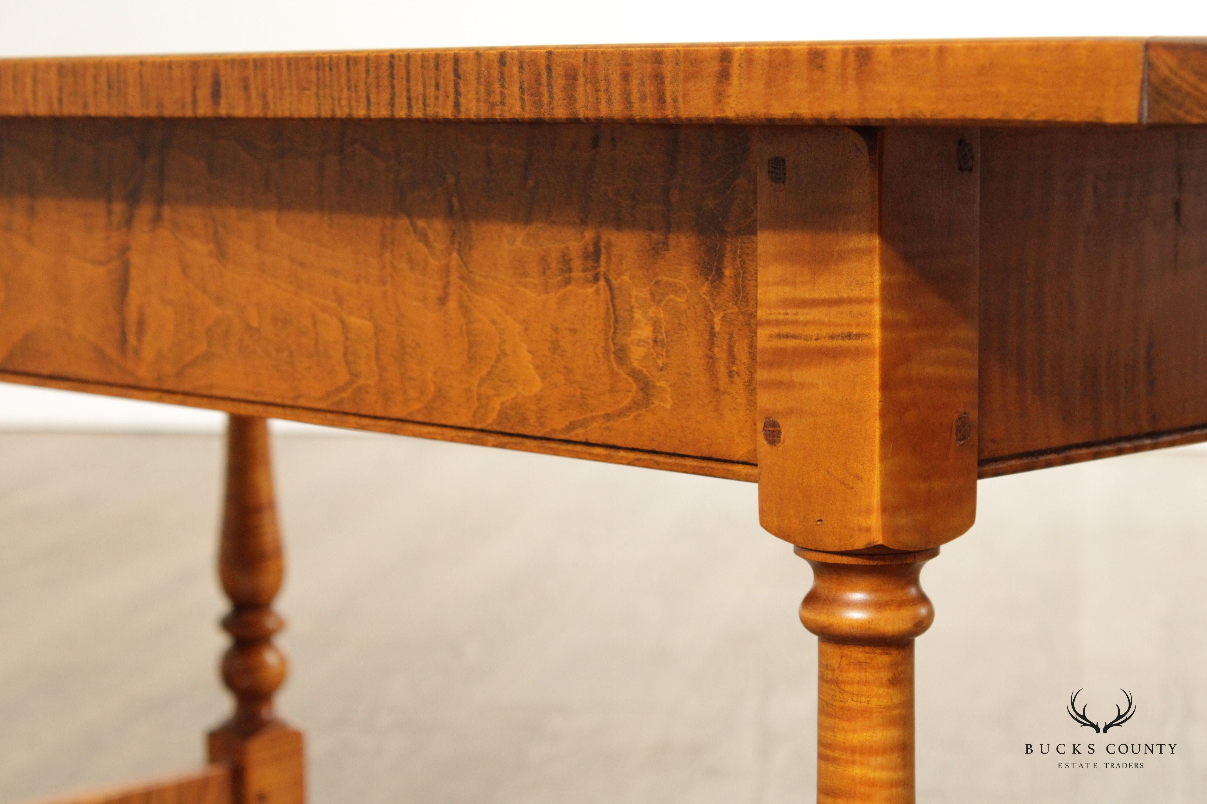 Oley Valley Early American Style Tiger Maple Coffee Table