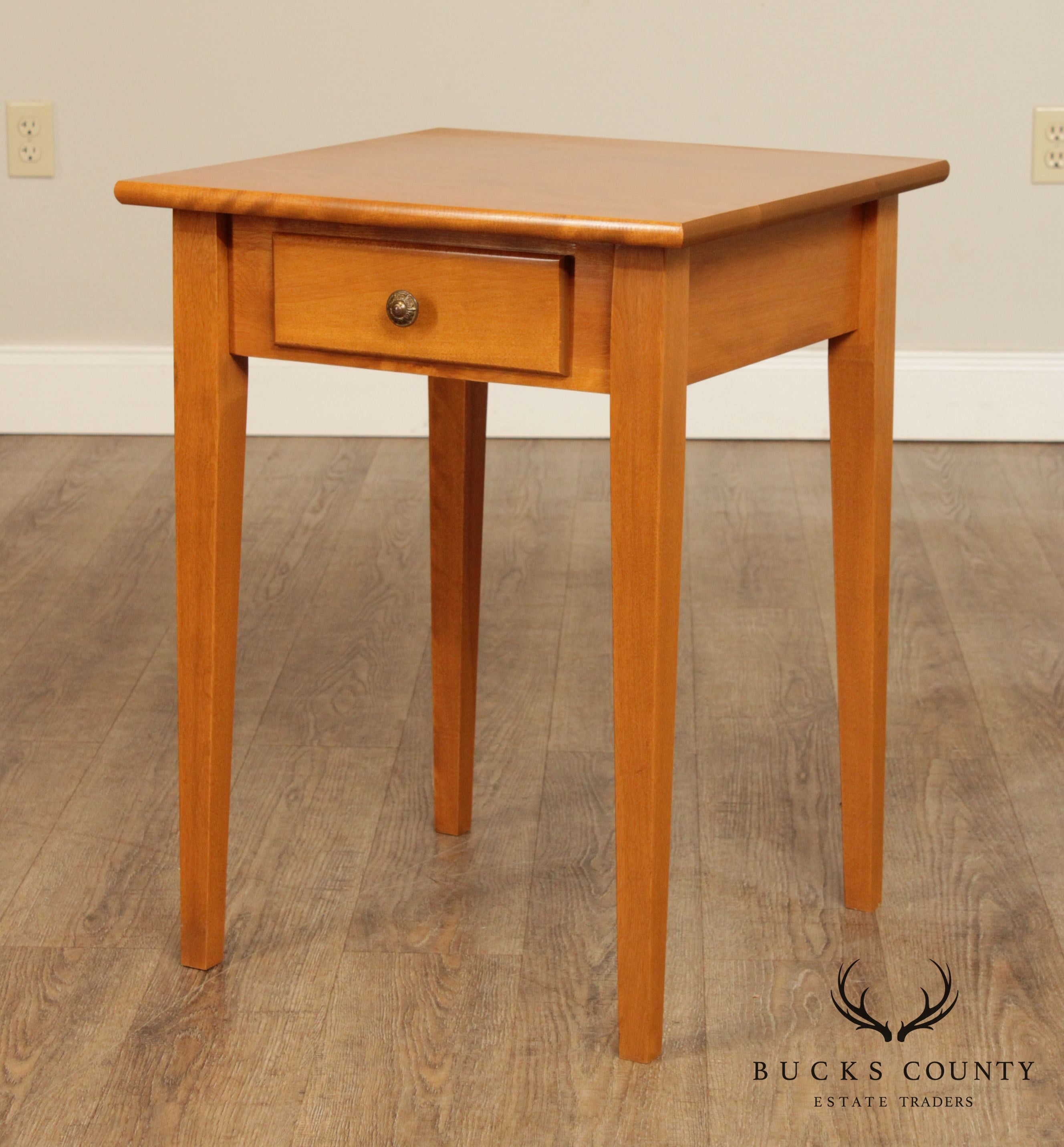 College Woodwork Shaker Style Birch Side Table