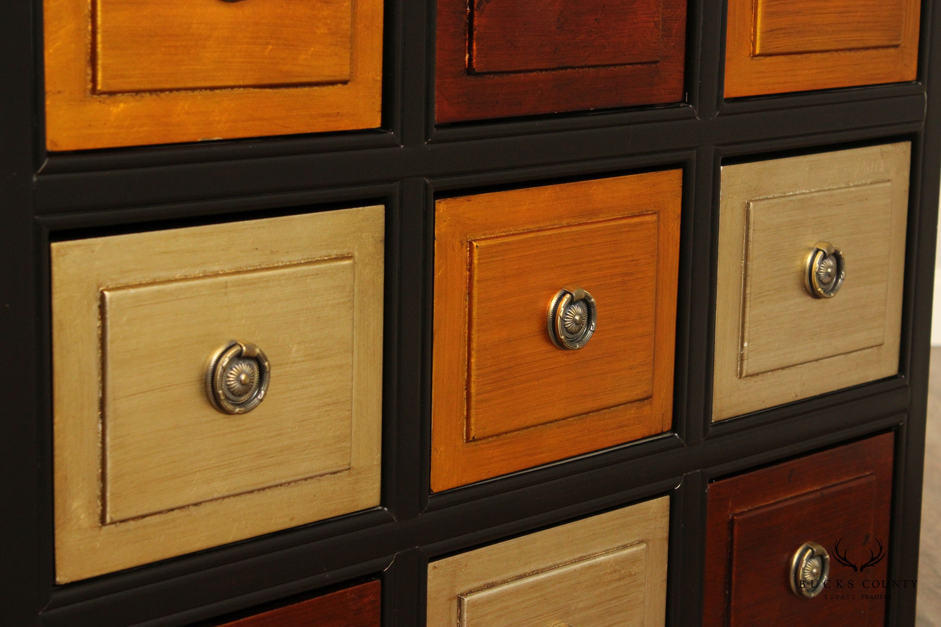 Bassett Mirror Co. Tic-Tac-Toe Color Block Chest