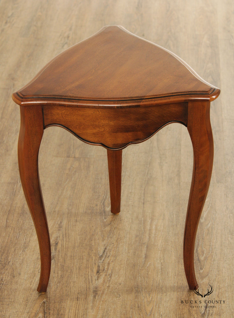 Ethan Allen 'Country French' Triangular Accent Table