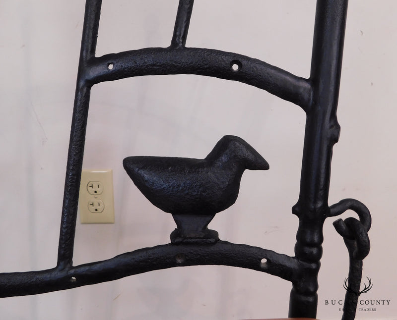 J.W. Zan Hand Forged Reclaimed Iron Shotgun Chair