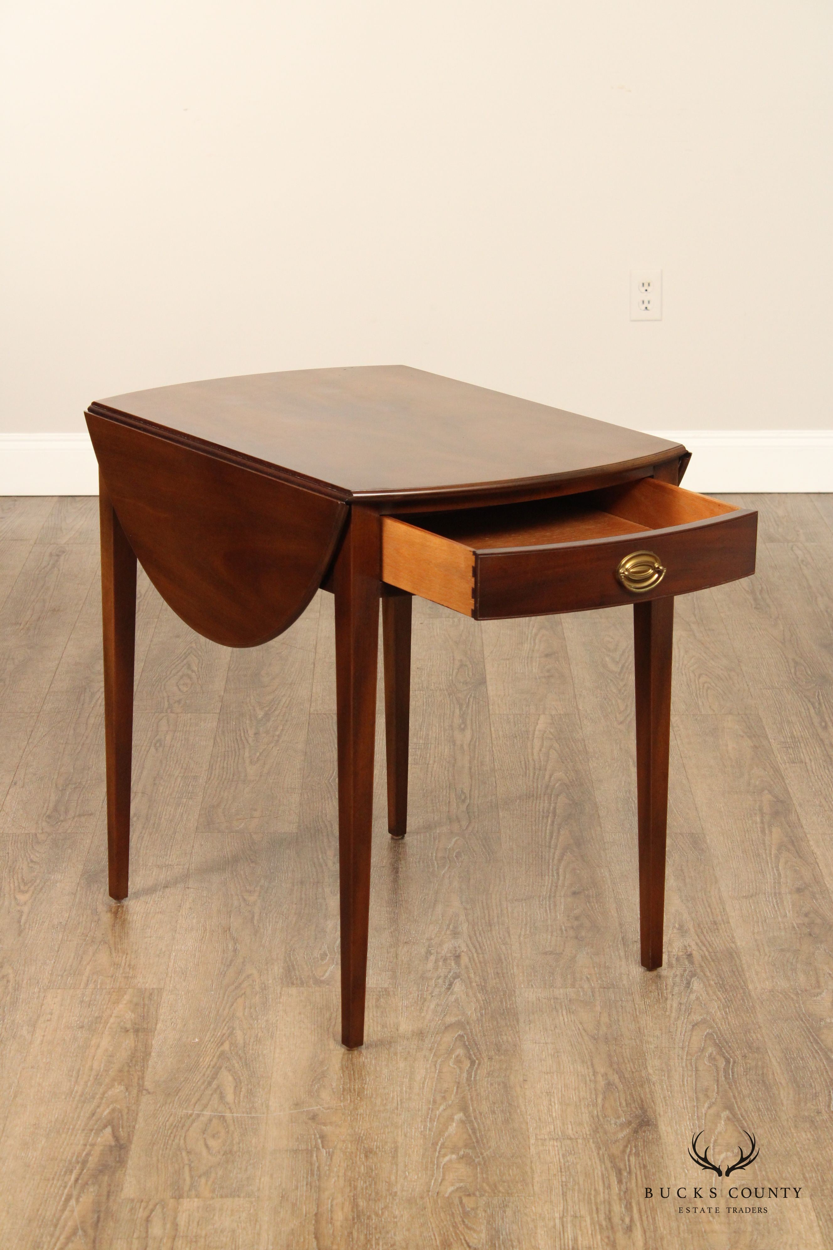 Kittinger Williamsburg Adaptation Mahogany Pembroke Side Table