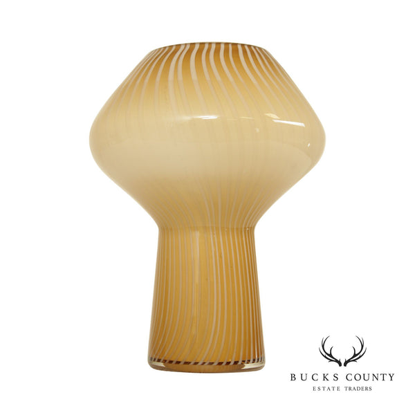Italian Modern Venini Glass Mushroom Vase