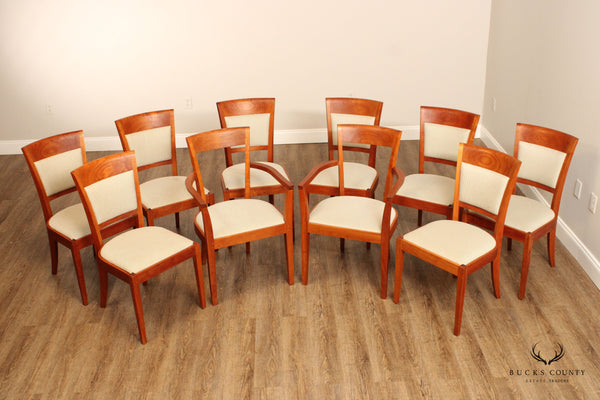 Thos. Moser Set of Ten 'Harpswell' Walnut Dining Chairs