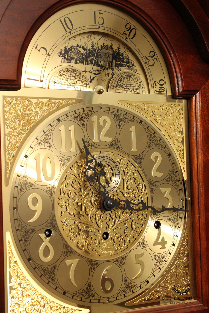 Ridgeway Traditional Cherry Tall Case Grandfather Clock