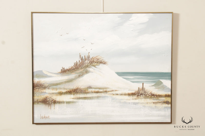 Lee Reynolds Coastal Beach Landscape Large Original Painting