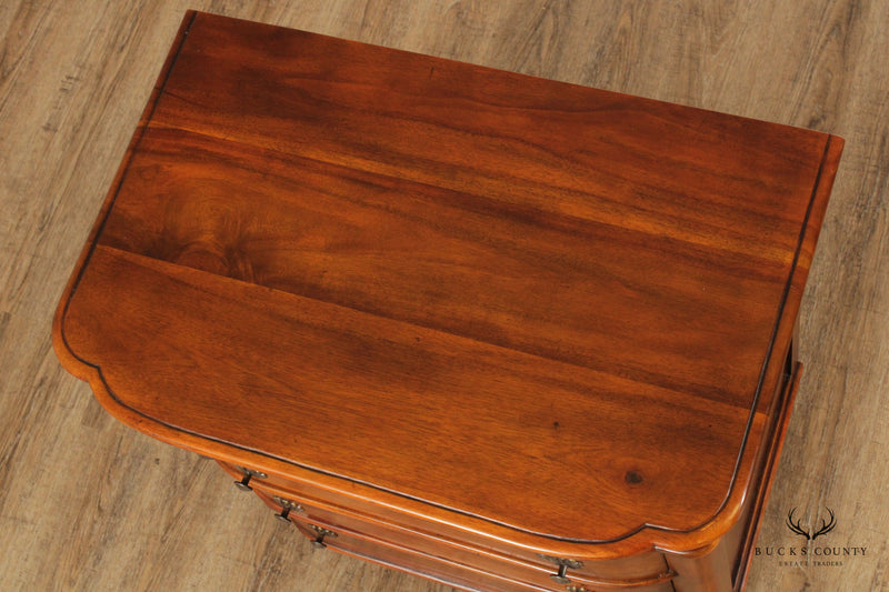 Sheraton Style Mahogany Bow Front Chest of Drawers