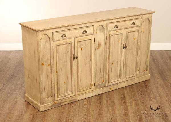 David Lee Designs Farmhouse Style Painted Pine Sideboard