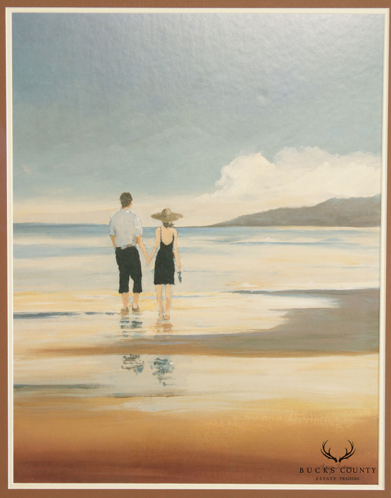 Vintage 'A Day at the Sea' Art Print by Avery Tillmon