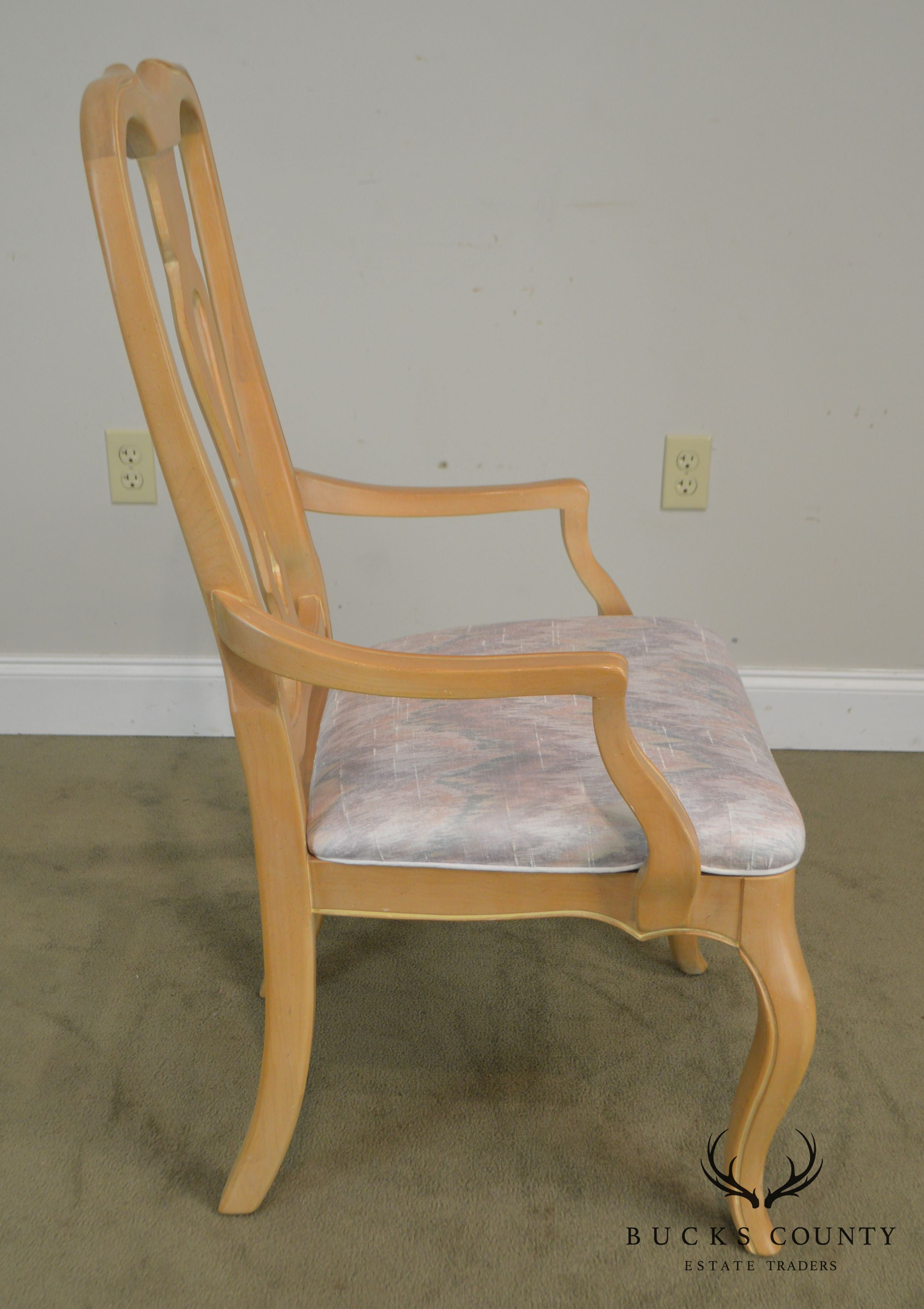 Ethan Allen French Country Maple Armchair