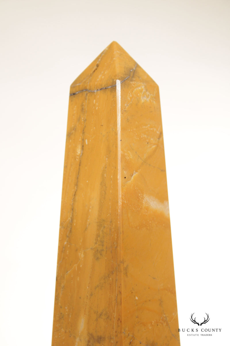 Italian Neoclassical Revival Style Marble Obelisk