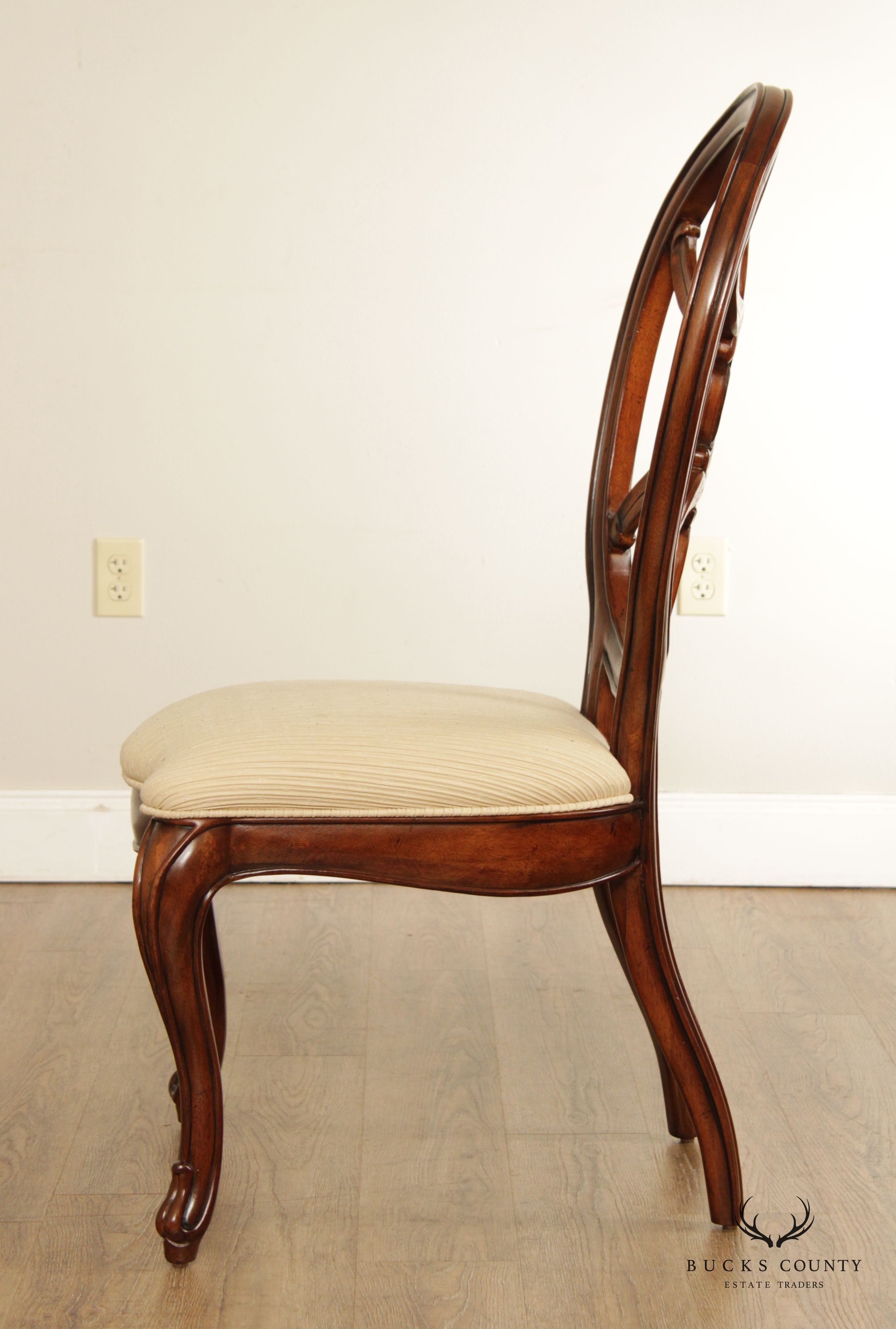 Henredon French Régence Style Set of 8 Dining Chairs