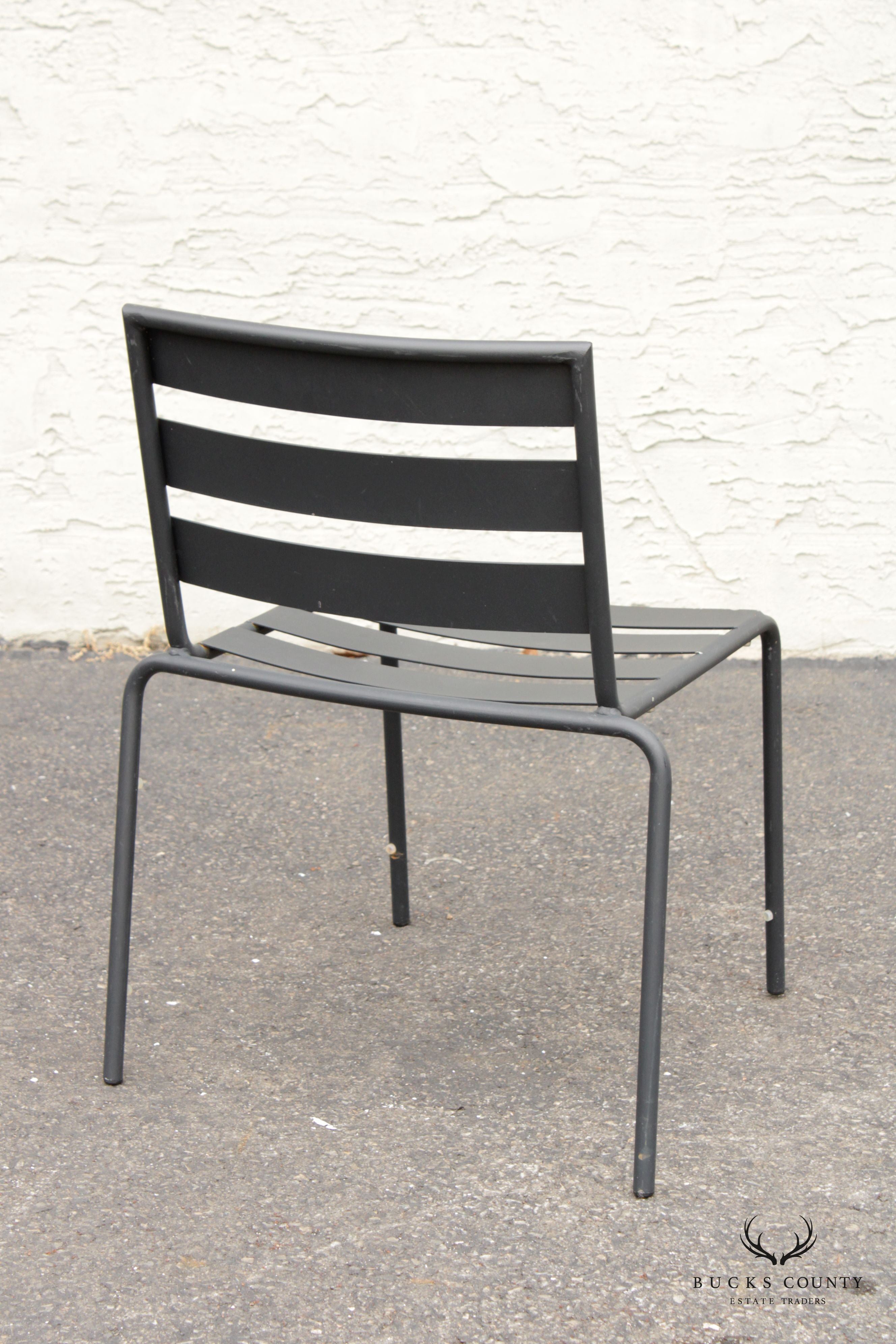 Woodard 'Metro' Wrought Iron Outdoor Dining Set