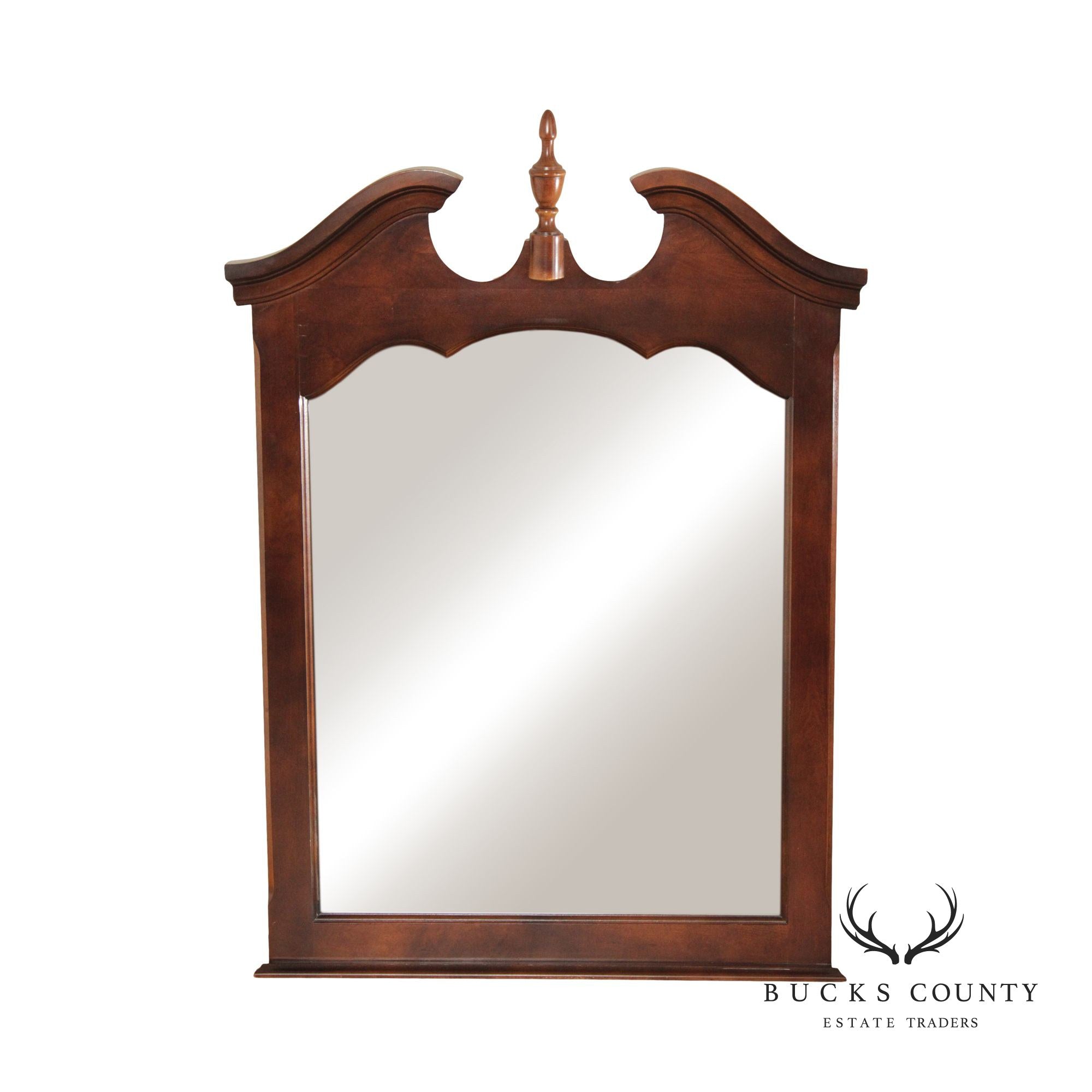 Kincaid Furniture Chippendale Style Pediment Wall Mirror