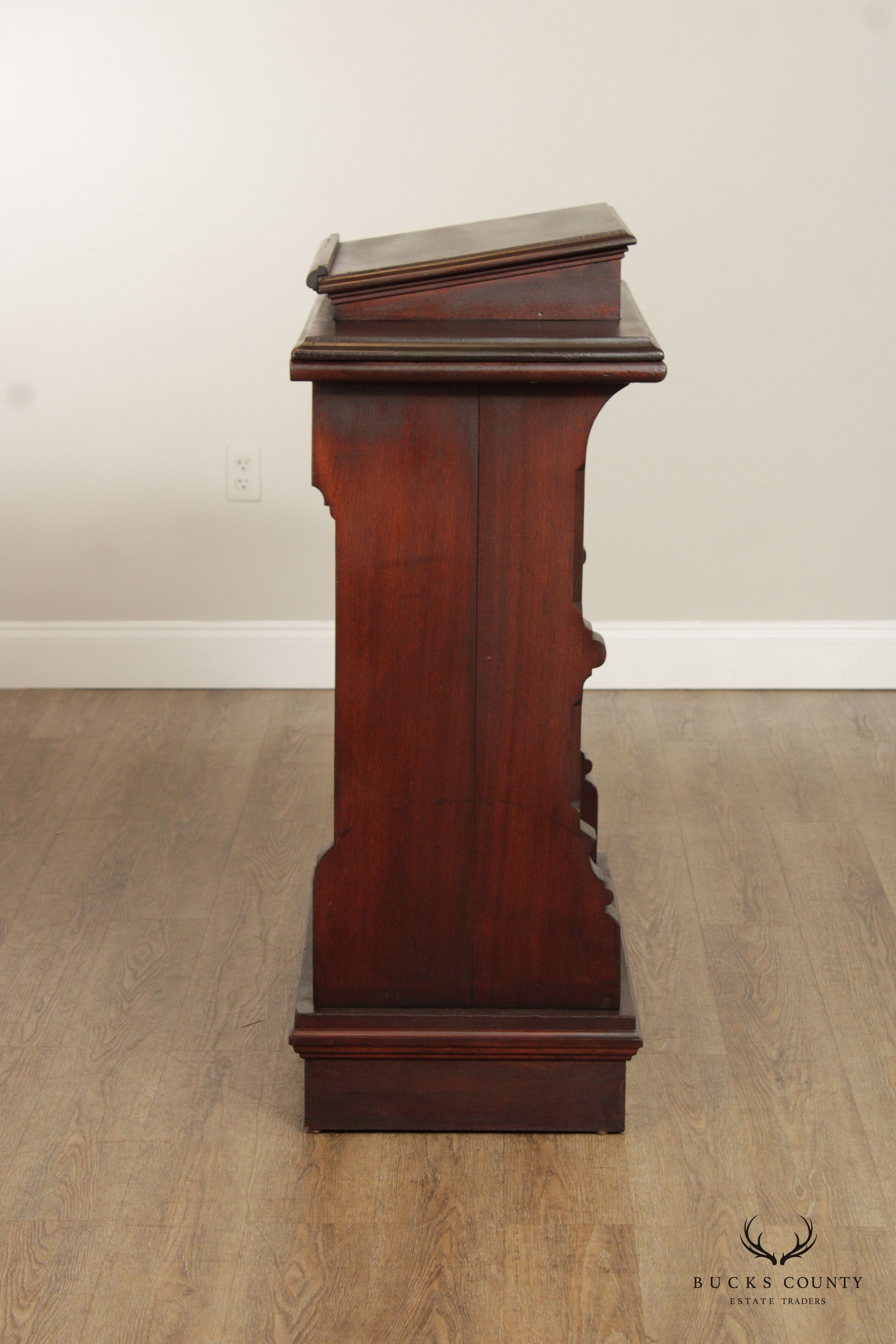 Gothic Revival Carved Walnut Podium