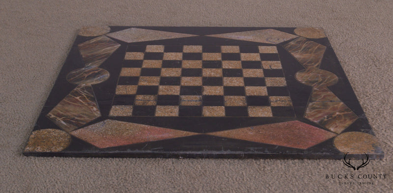 Antique Slate Chess Game Board (A)