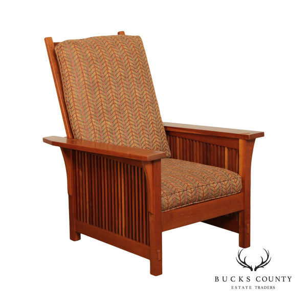 Stickley Mission Collection Cherry Spindle Morris Chair