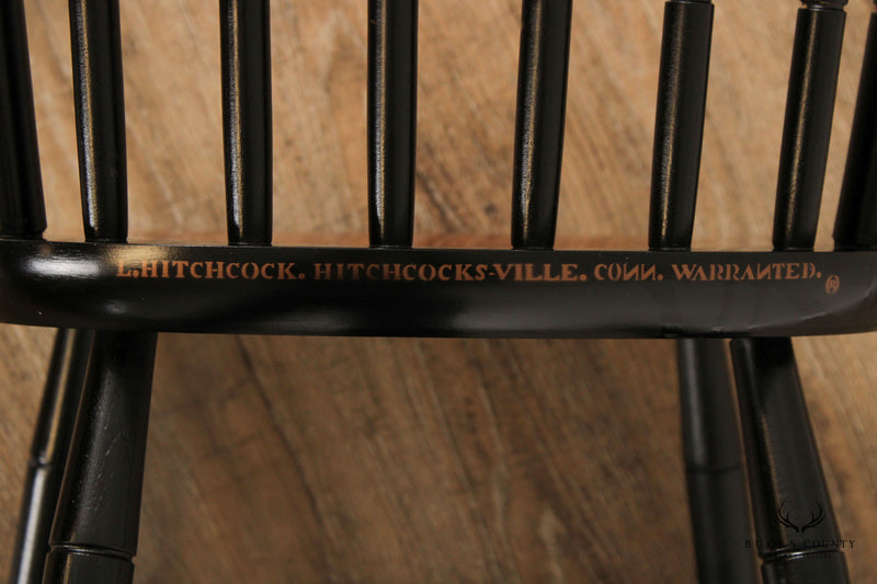 L. Hitchcock Golfer Stenciled Decorated Side Chair