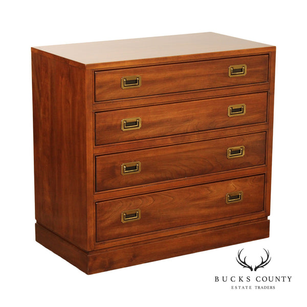 Ethan Allen Campaign Style Cherry Bachelor's Chest