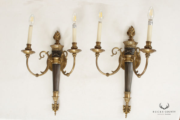 Decorative Crafts Inc. Pair of Wall-Mounted Sconces