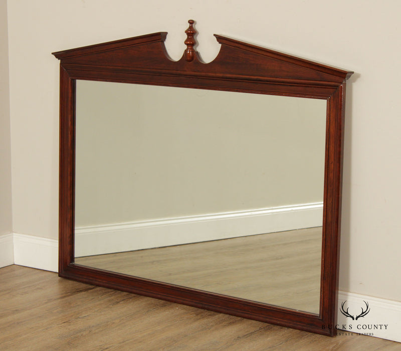 Chippendale Style Carved Cherry Over-Mantel Mirror