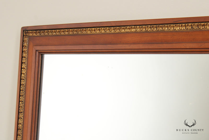Kindel Belvedere Parcel Gilt Cherry Rectangular Wall Mirror
