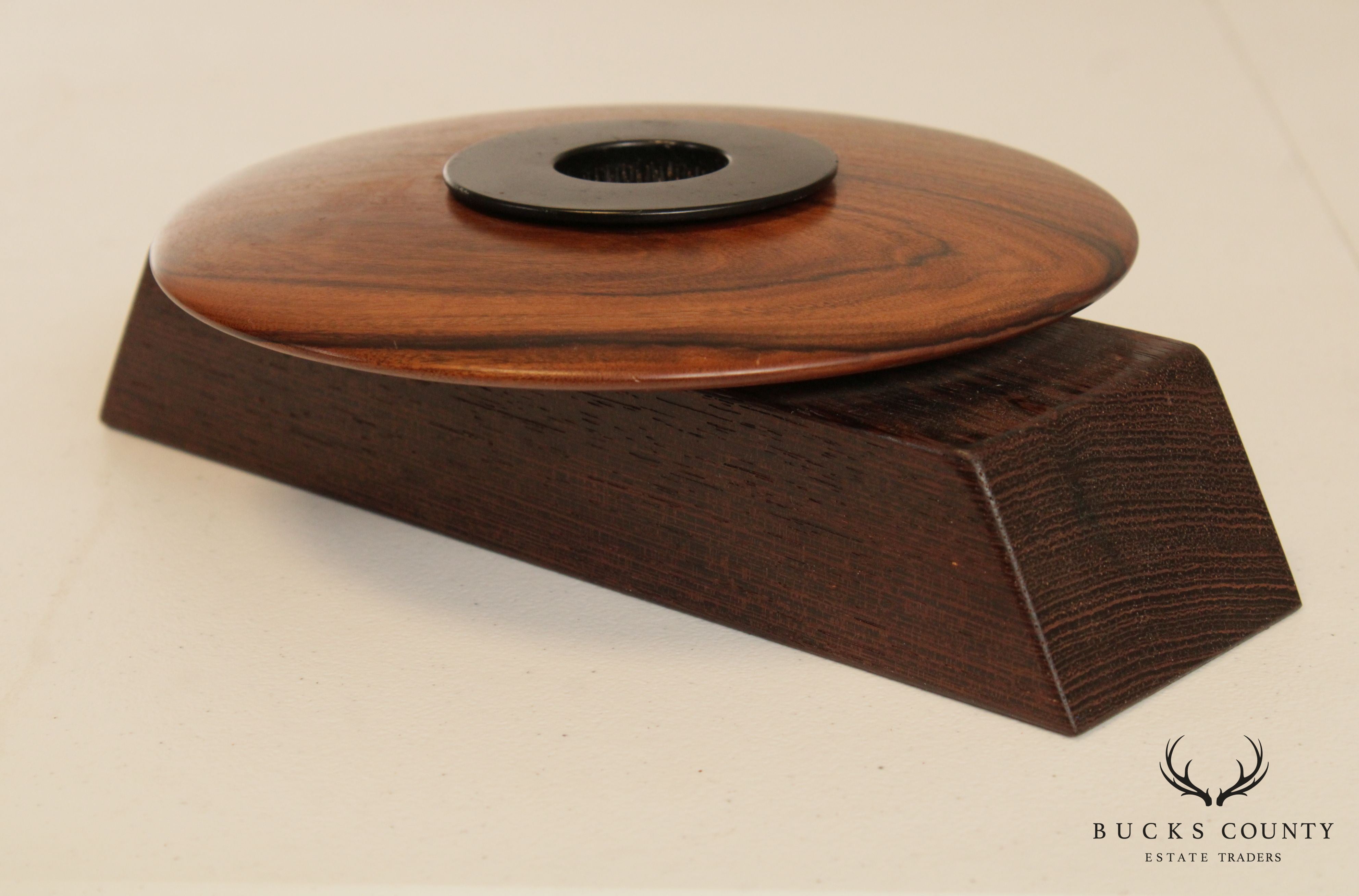 Studio Crafted Japanese Rosewood Candle Holder