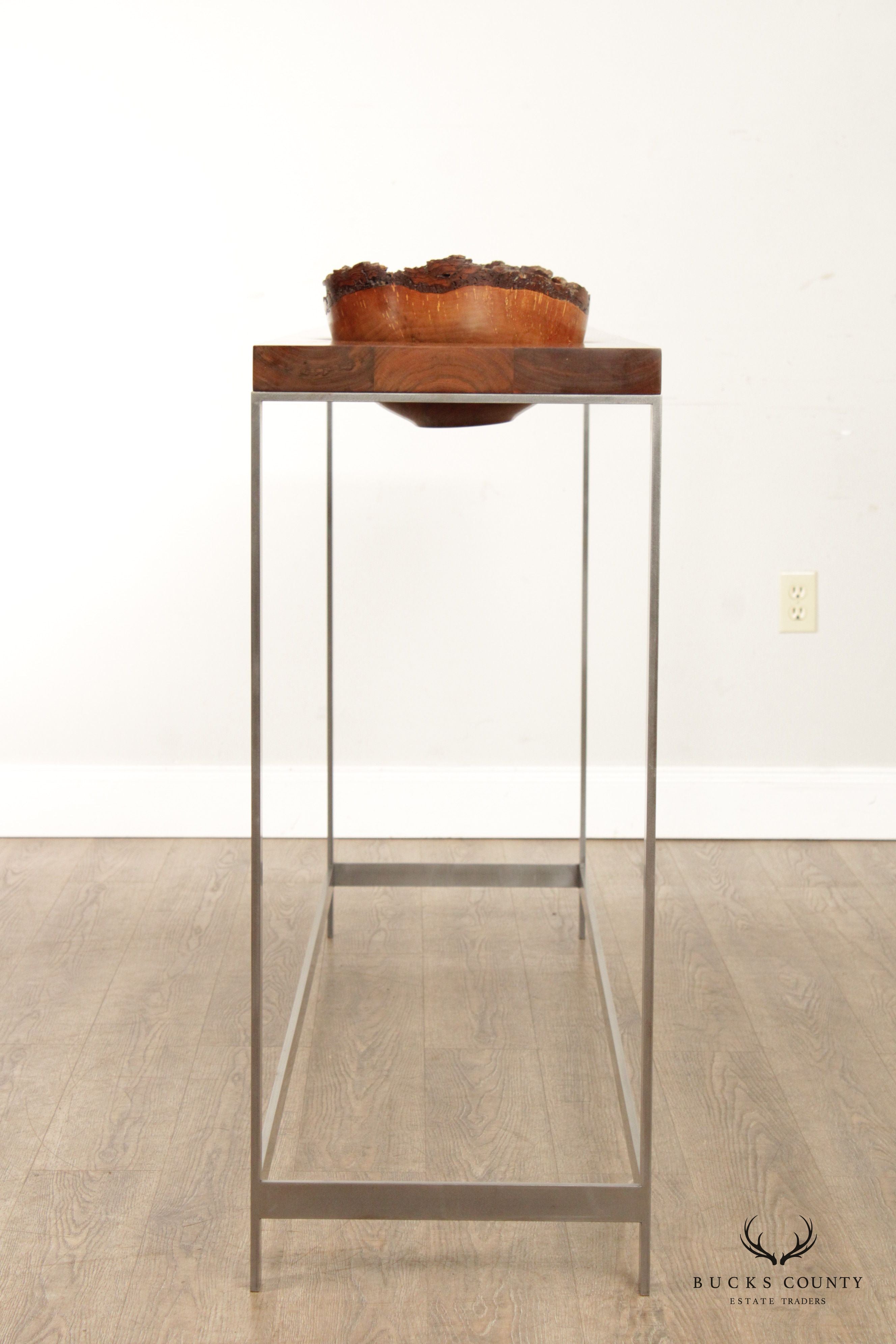 Studio Crafted 72-Inch Black Walnut Console Table