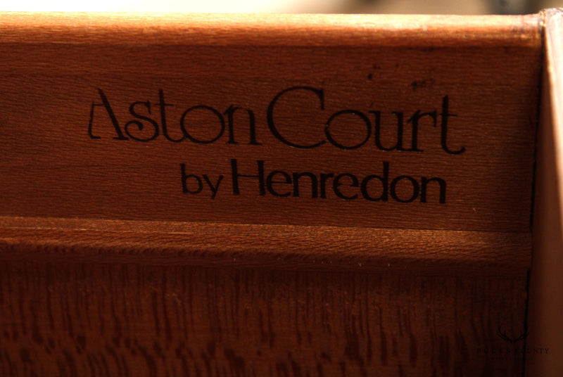 Hendredon 'Aston Court' Banded Burlwood High Chest