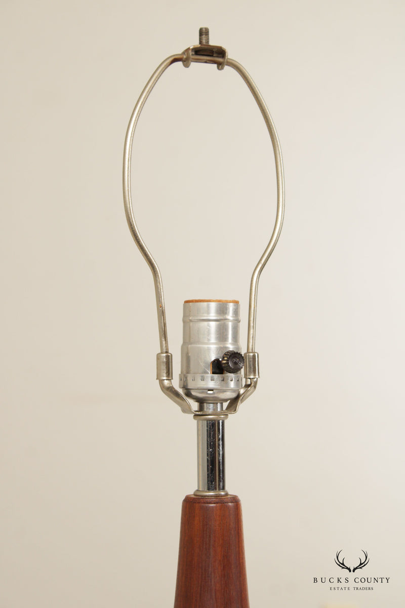Danish Modern Teak Table Lamp