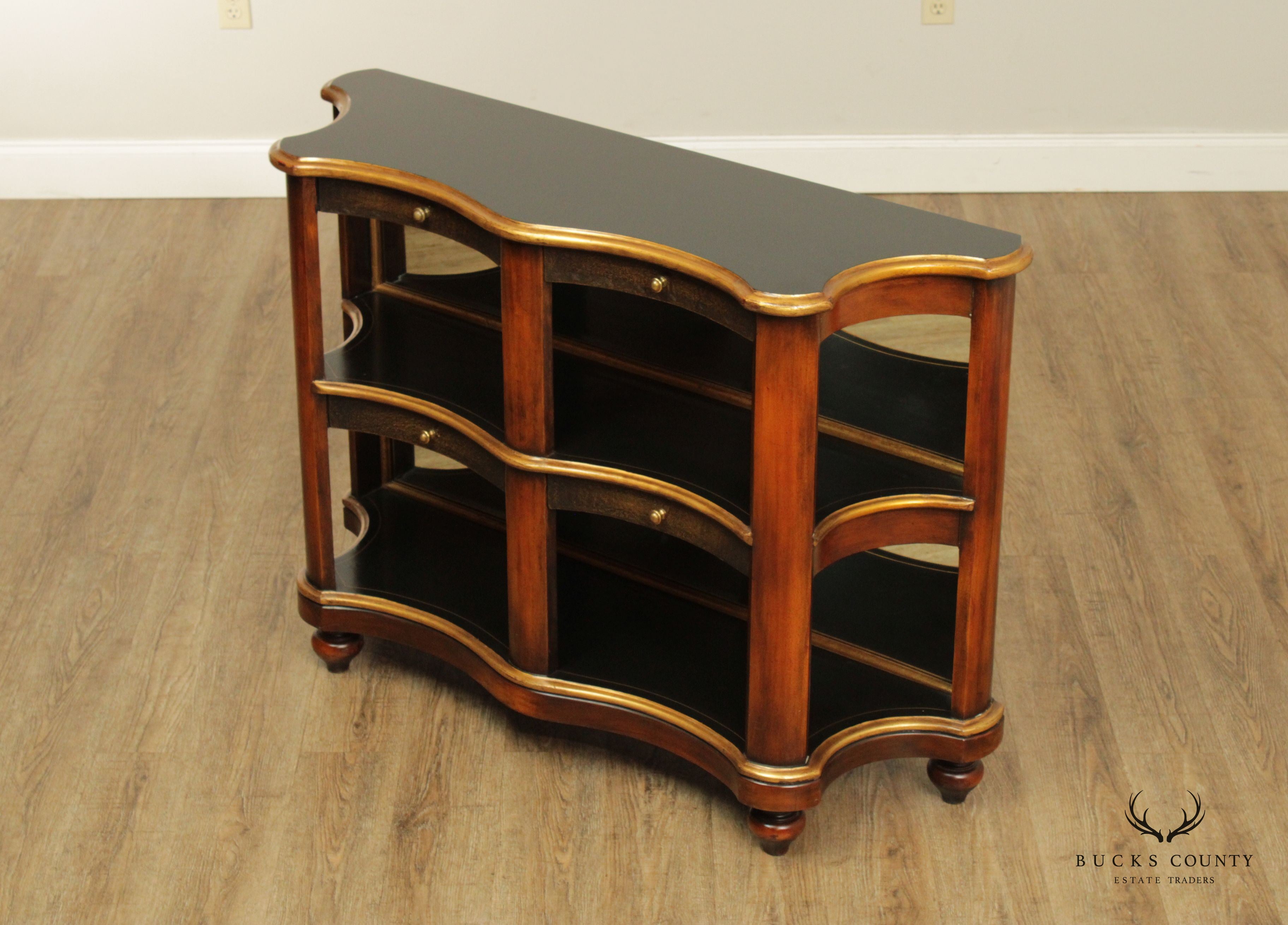 Regency Style Three-Tier Mahogany Console