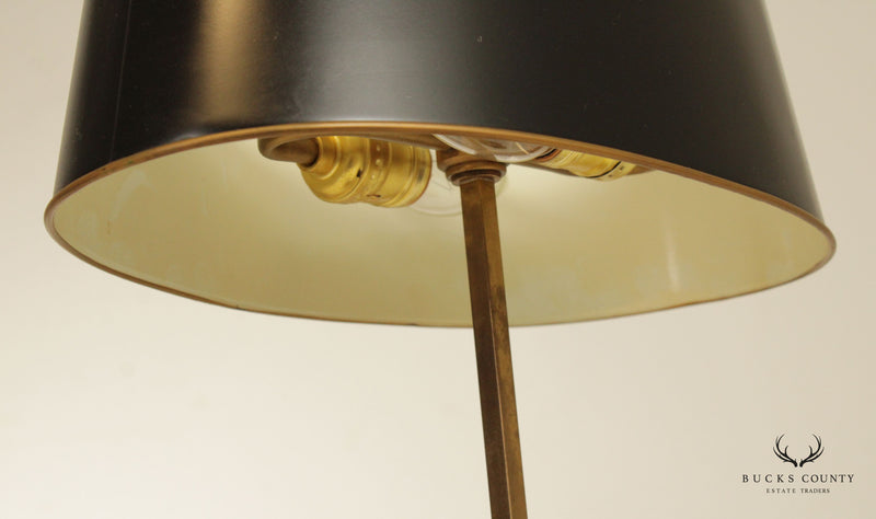 French Regency Style Brass Bouillotte Table Lamp