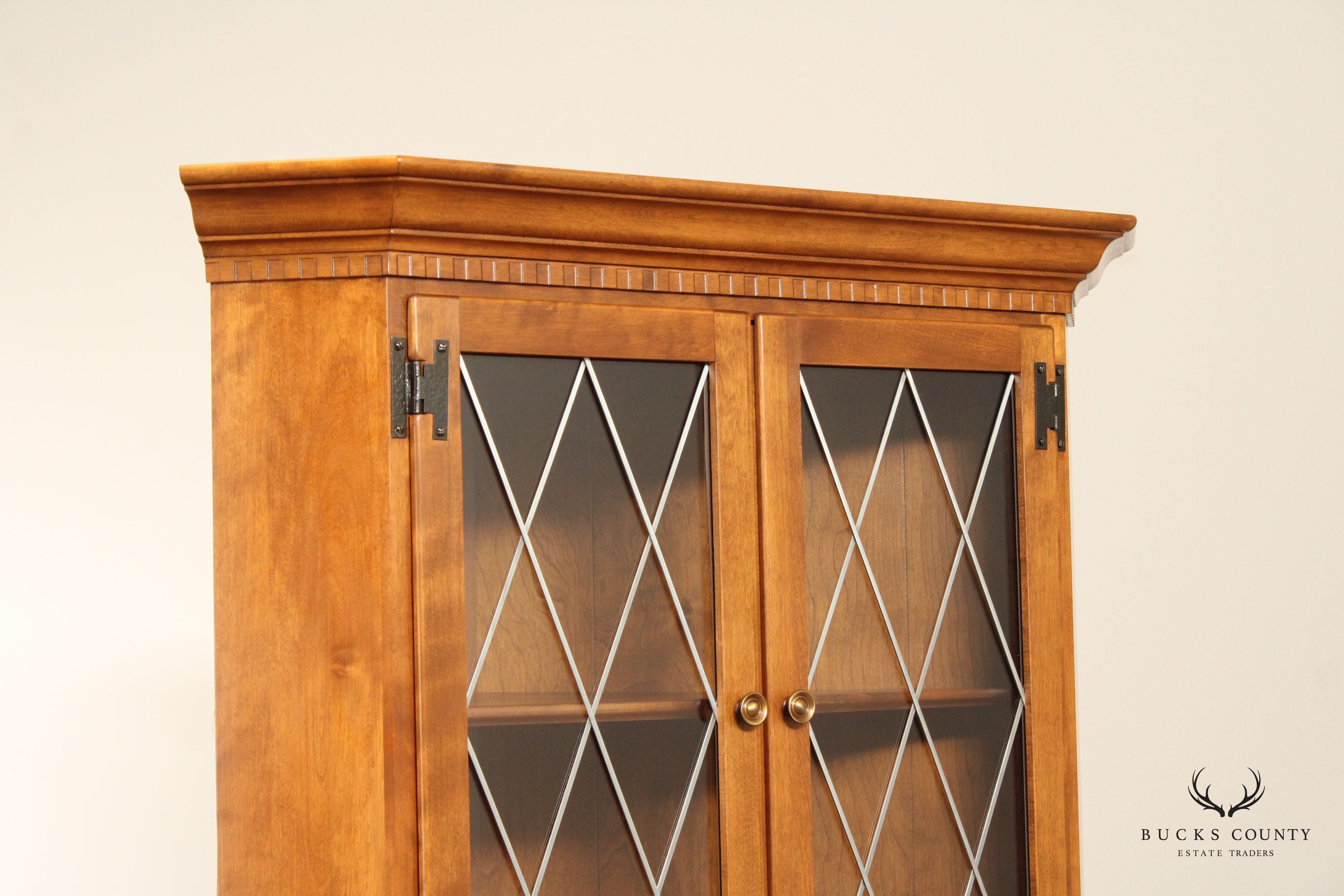 Ethan Allen Heirloom Maple Corner Cabinet