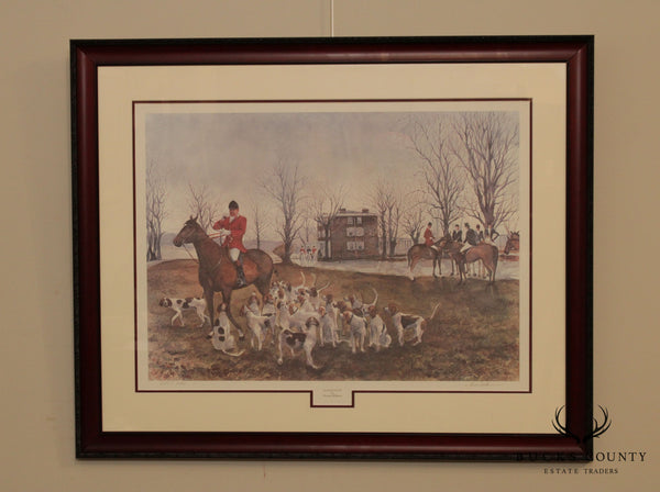 Thomas Williams 'A Good Pack' Limited Edition Signed Fox Hunt Print