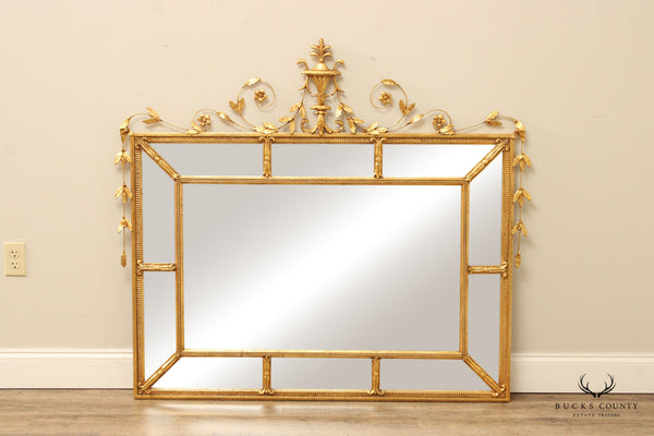Friedman Brothers Adams Style Italian Giltwood and Gesso Wall Mirror