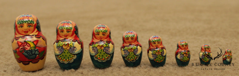 Russian Nesting Dolls 29 Pieces Artist Signed