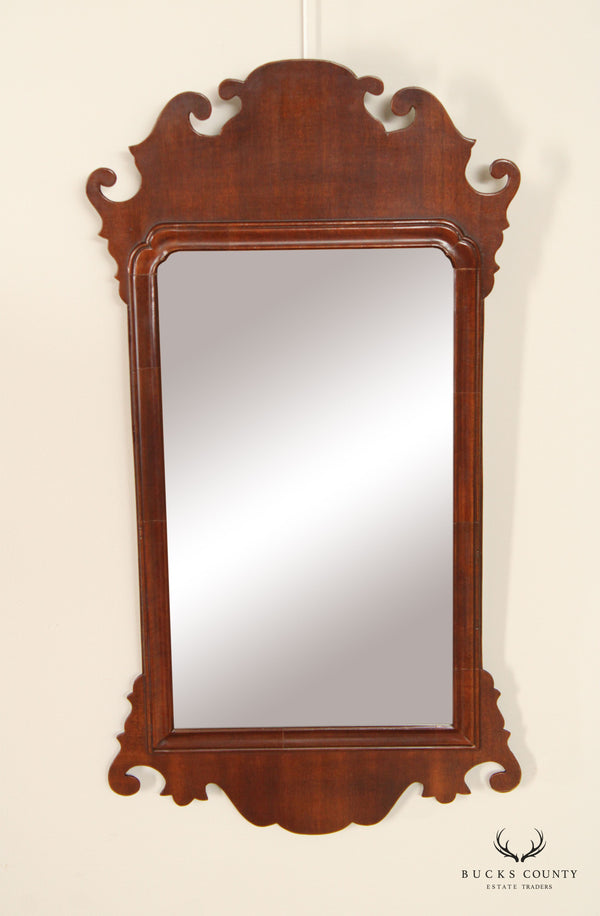 Friedman Brothers Colonial Williamsburg Restoration Chippendale Style Mahogany Wall Mirror