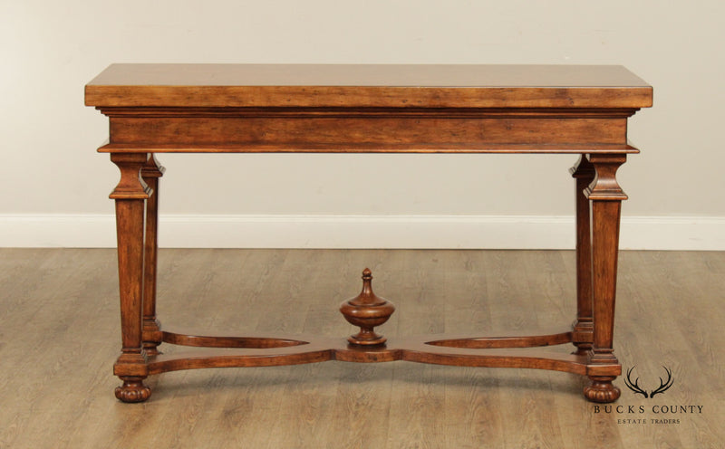 French Louis XVI Style Carved Console Table