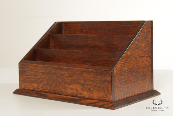 Stickley Mission Collection Oak Letter Organizer
