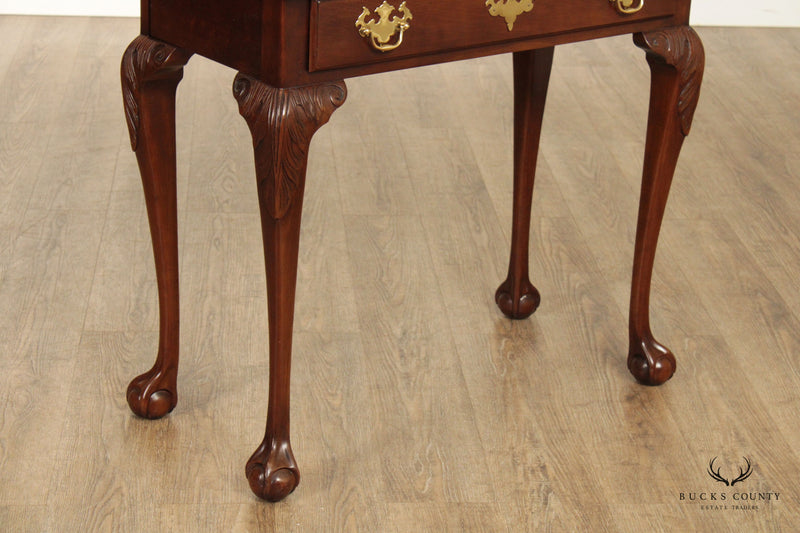 Statton Chippendale Style Cherry Flip Top Game Table