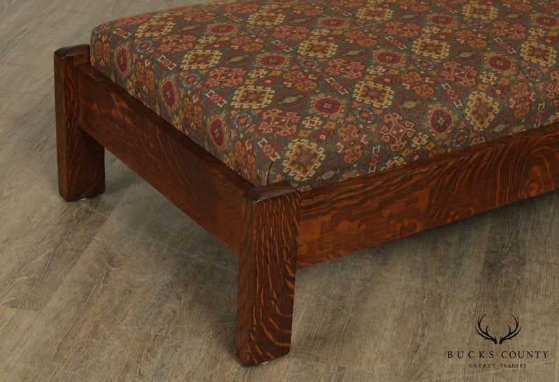 Eldredge & Miller Antique Mission Oak Day Bed Chaise Lounge