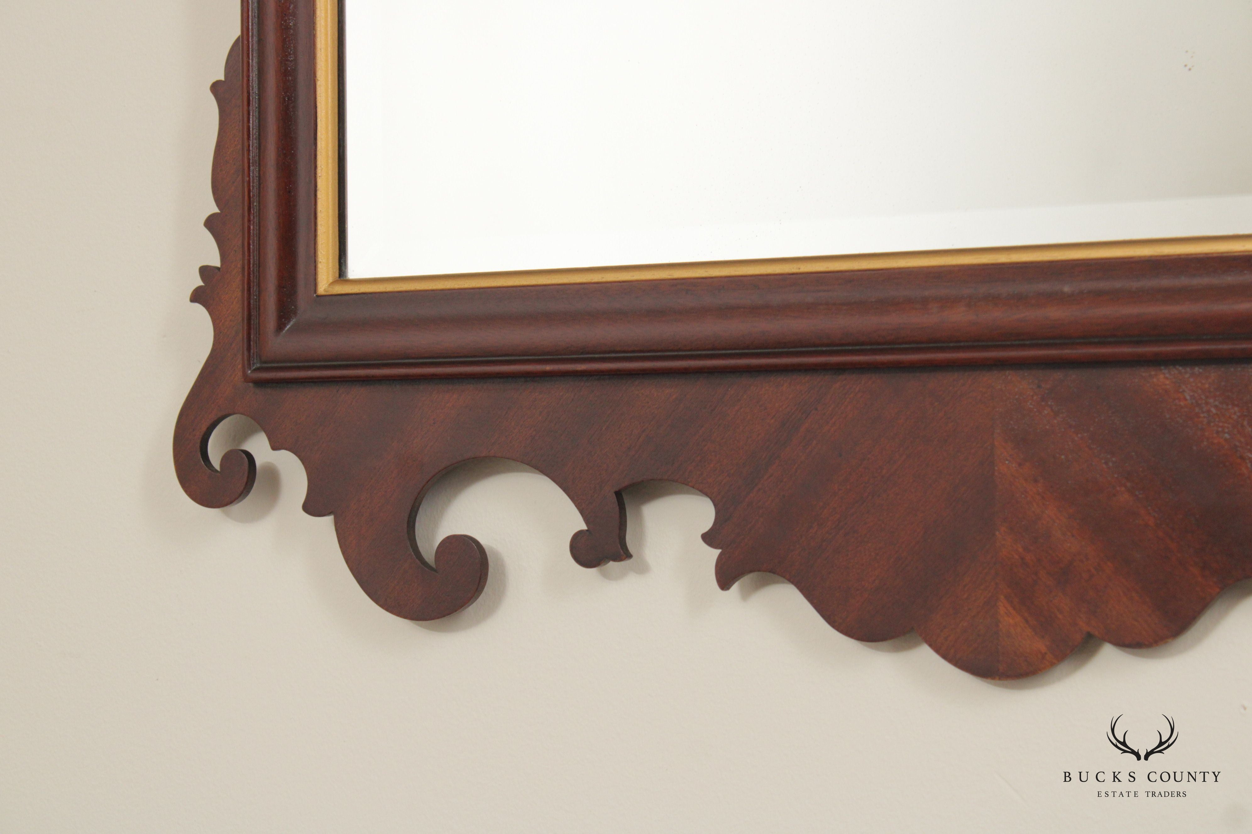 Drexel Heritage '18th Century Classics' Chippendale Style Mahogany Wall Mirror