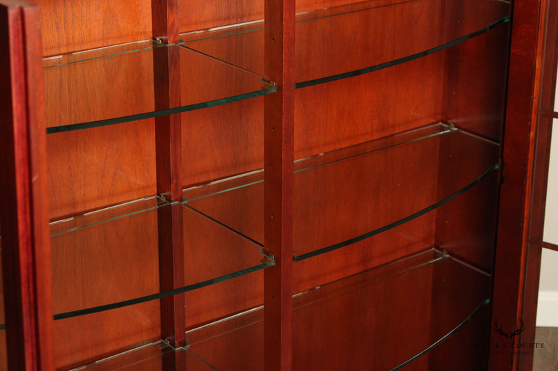 Baker Furniture Historic Charleston Collection Mahogany China Cabinet Bookcase