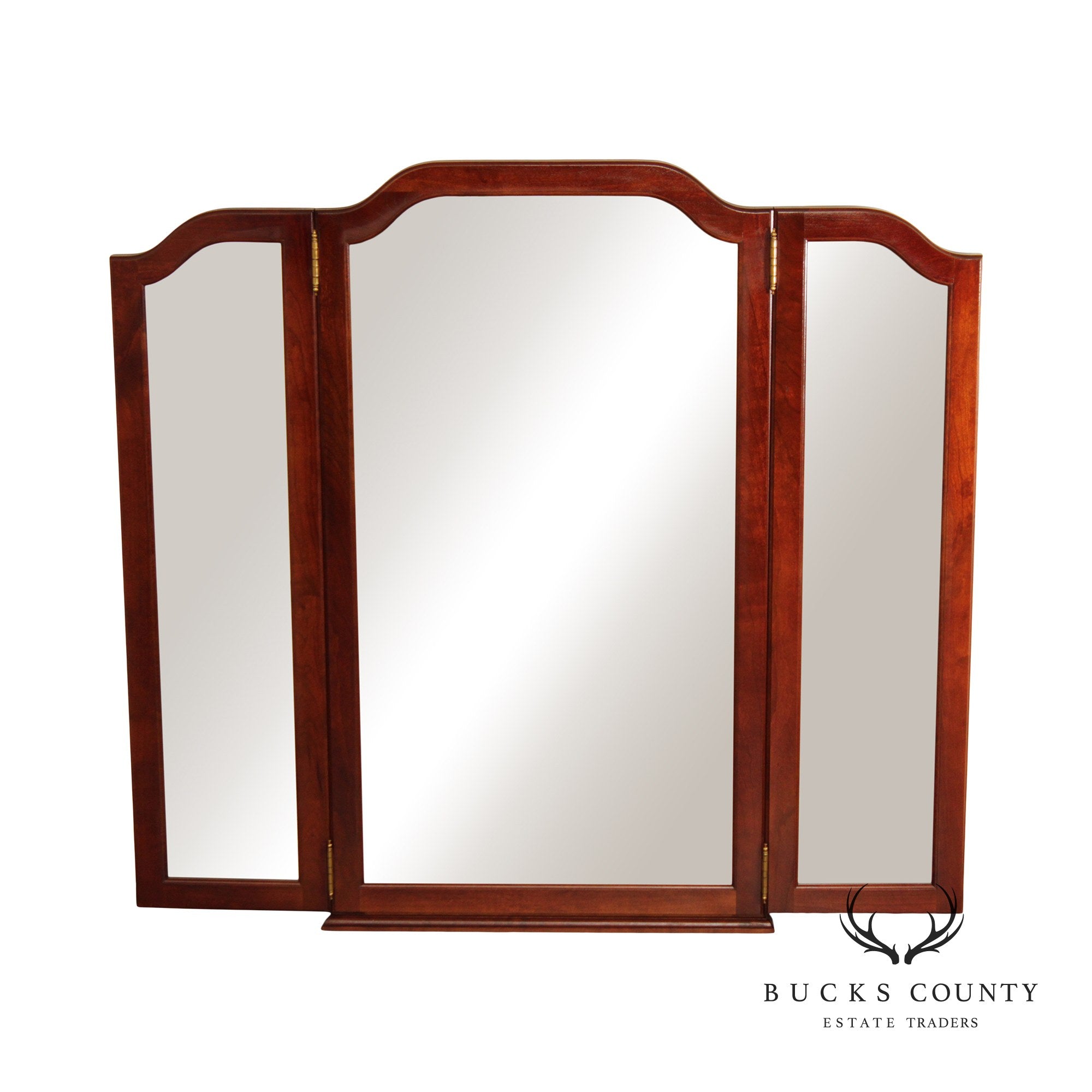 Pennsylvania House Cherry Tri-fold Dresser Mirror