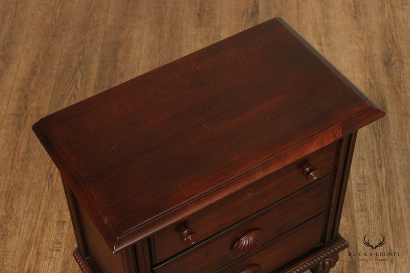 Kincaid Solid Wood Three-Drawer Chest Nightstand