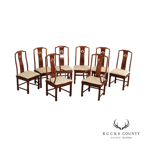 Henredon Chinese Ming Dynasty Style Set 8 Dining Chairs