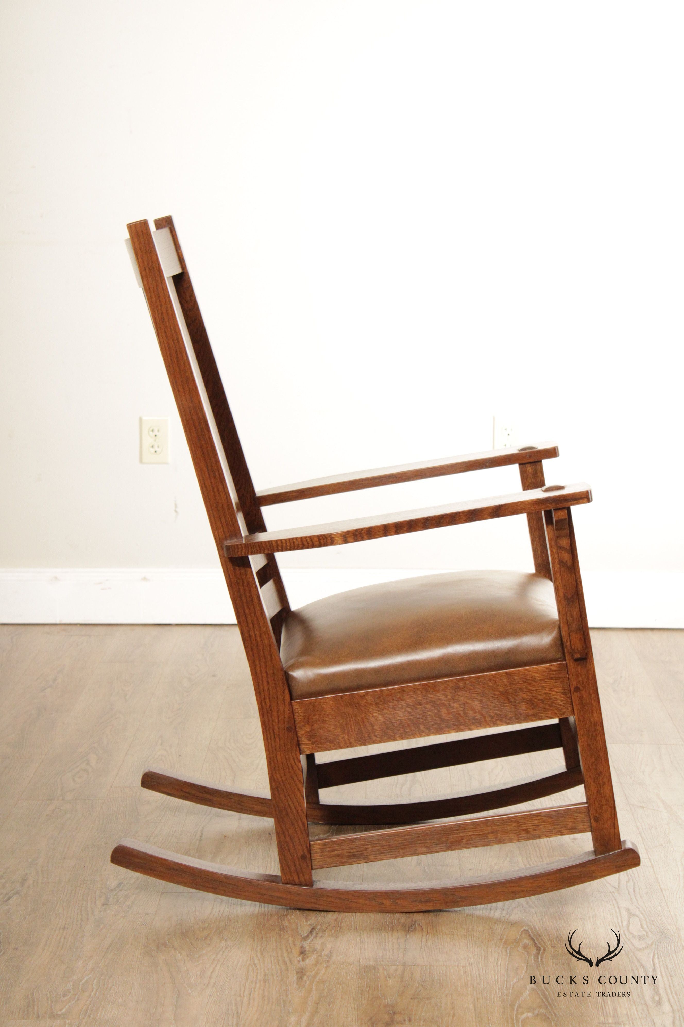 Stickley Mission Collection Oak Chapel Street Rocker