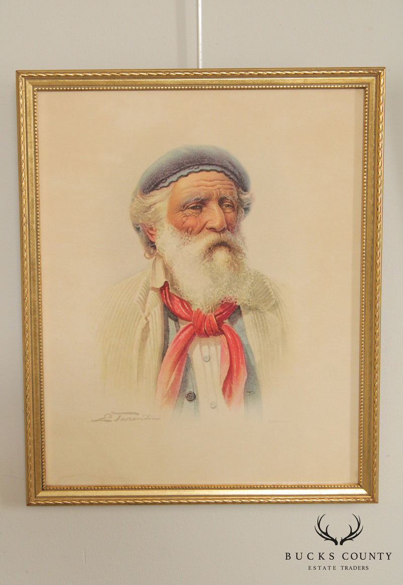 Antonio Enrico Fiorentino Italian Portrait Prints